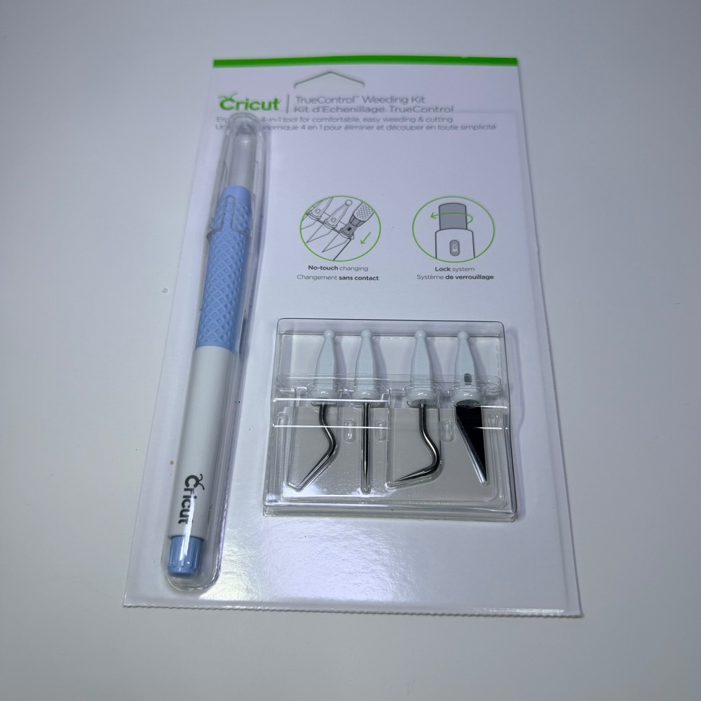 Cricut TrueControl Weeding Kit Blue 4-in-1 Ergonomic Craft Tool 2007803 NEW‎